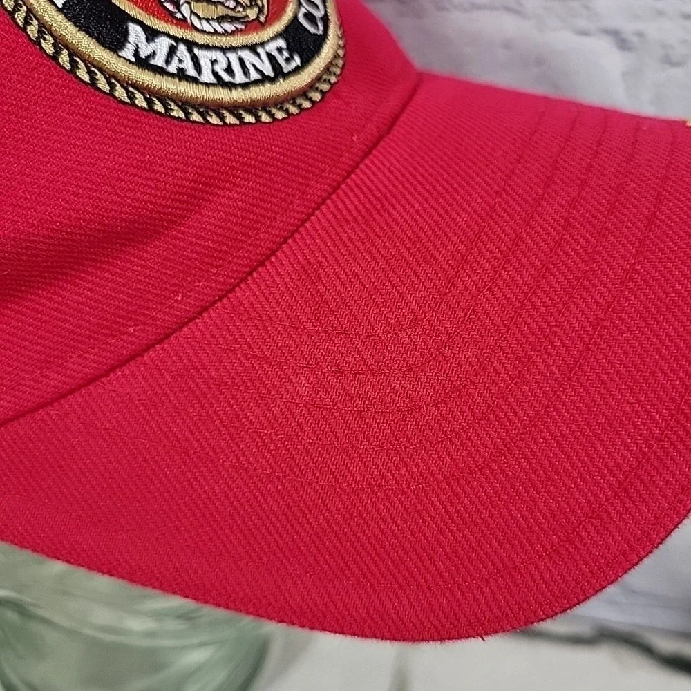 United States Marine Corps Hat The Few The Proud Mens Red‎ Adjustable Ball Cap
